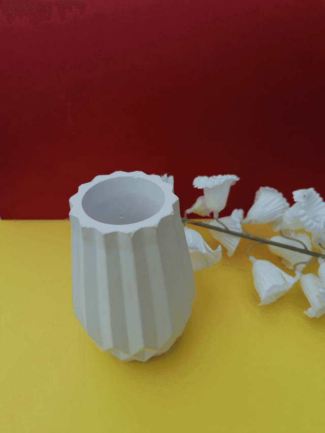 Plâtre - Vase Lyra